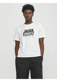 Jack & Jones - T-shirt imprimé - white Image miniature 1