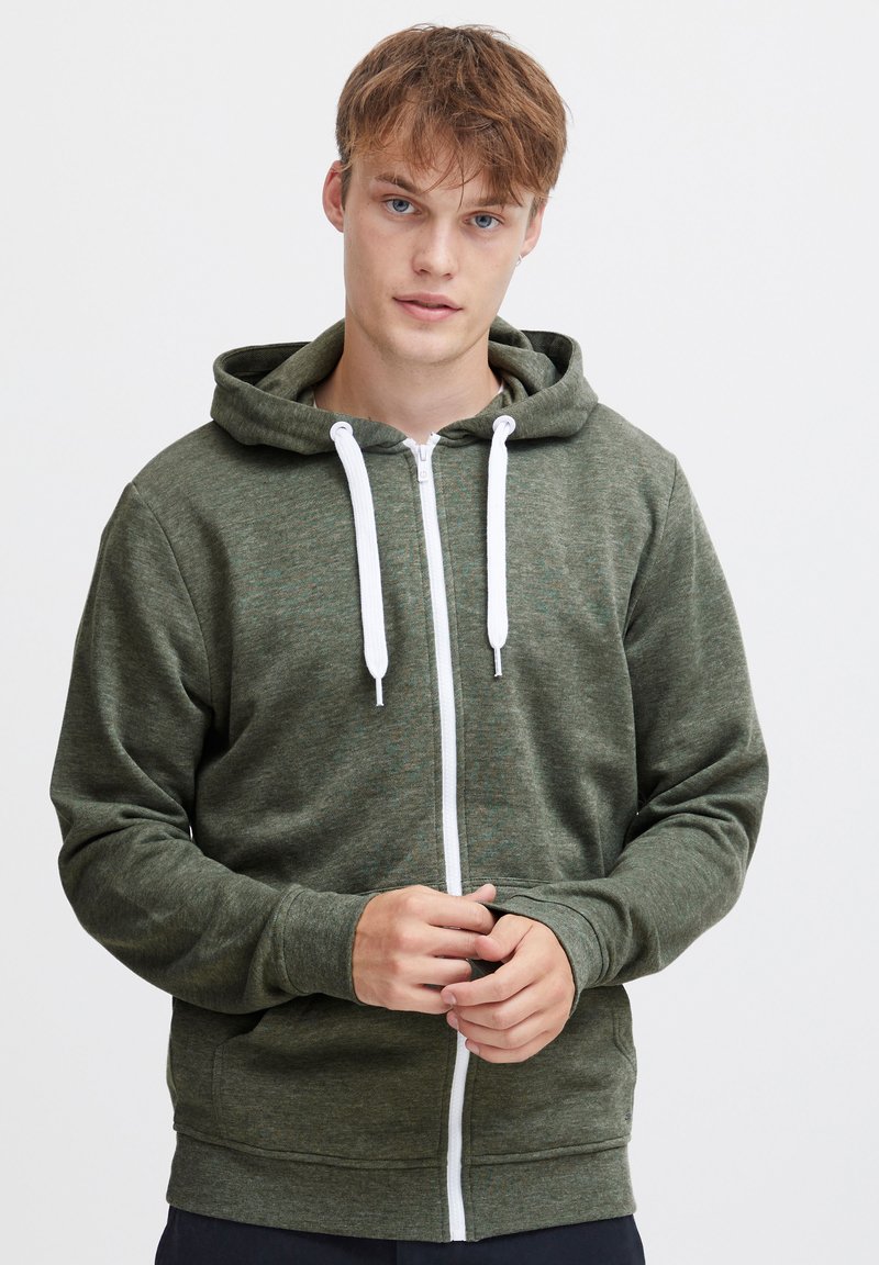 Solid - SDOLLI - Sudadera con cremallera - olive, Ampliar