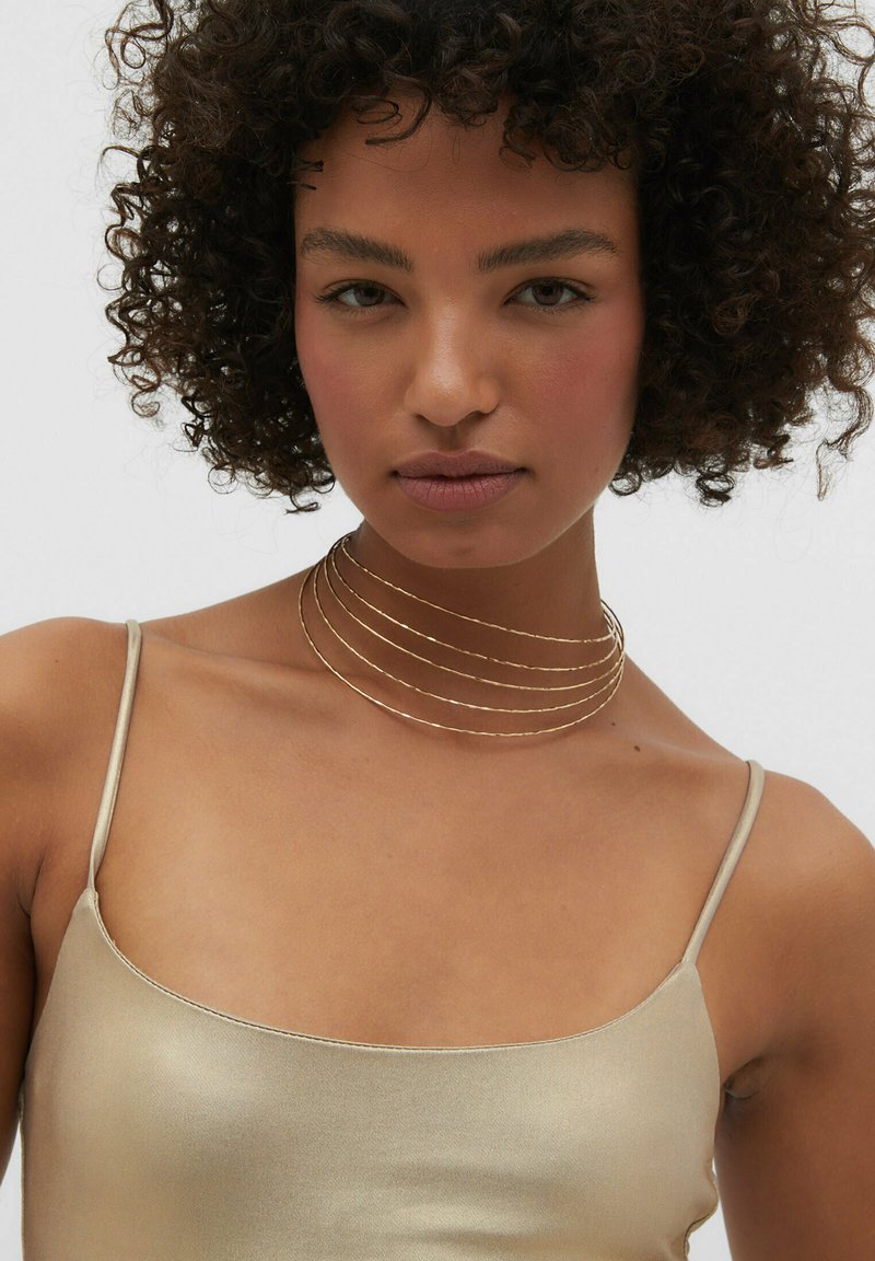 Stradivarius Naszyjnik/złoty - Zalando.pl