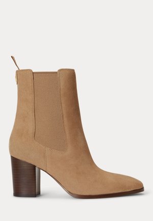 Lauren Ralph Lauren, RAELYNN SHEEP-SUEDE BOOTIE - Κλασικές μπότες αστραγάλου - camel