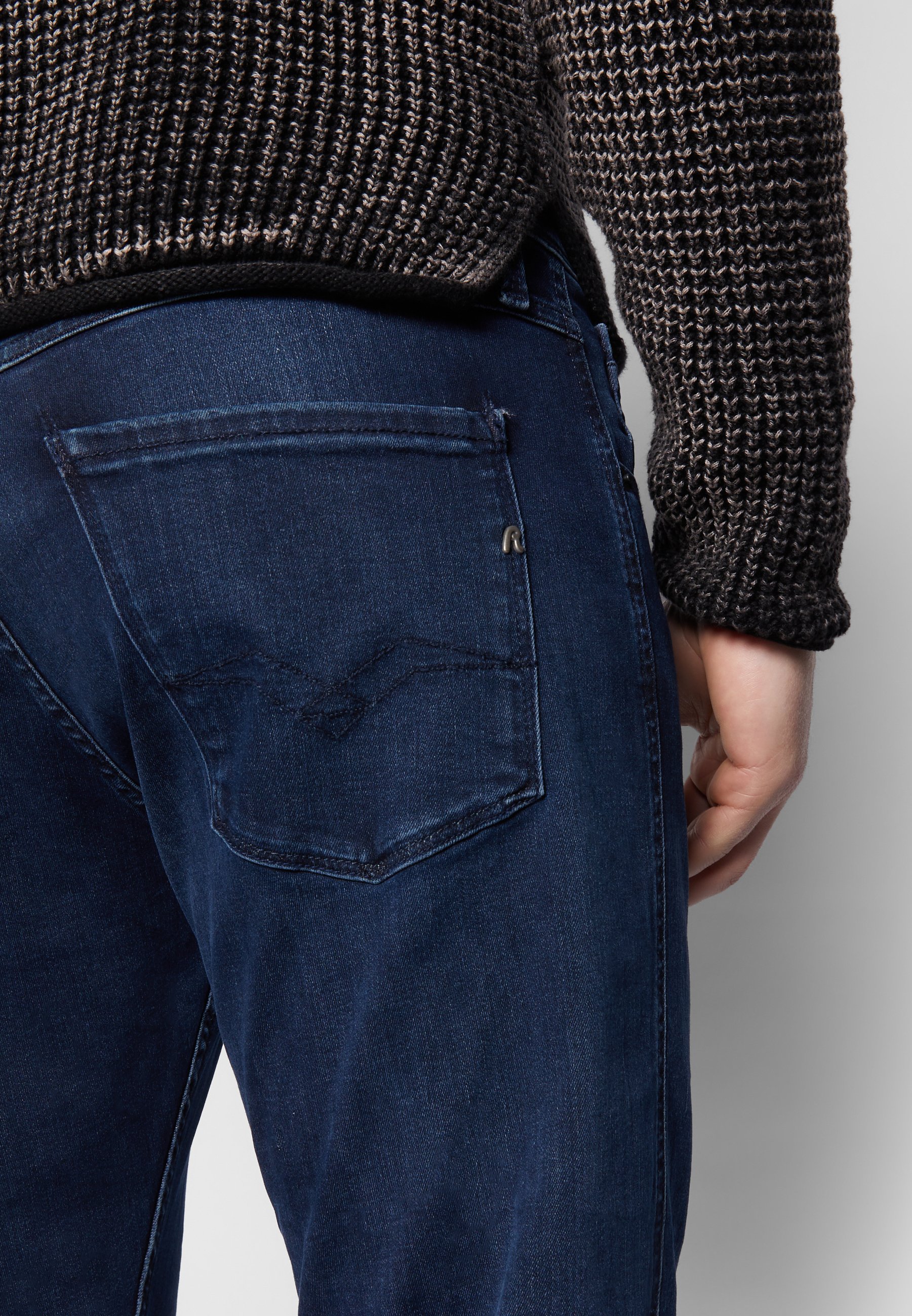 Replay ANBASS - Vaqueros pitillo - dark blue/azul oscuro - Zalando.es