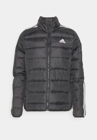 ESSENTIALS 3-STRIPES LIGHT DOWN - Jachetă cu puf - black