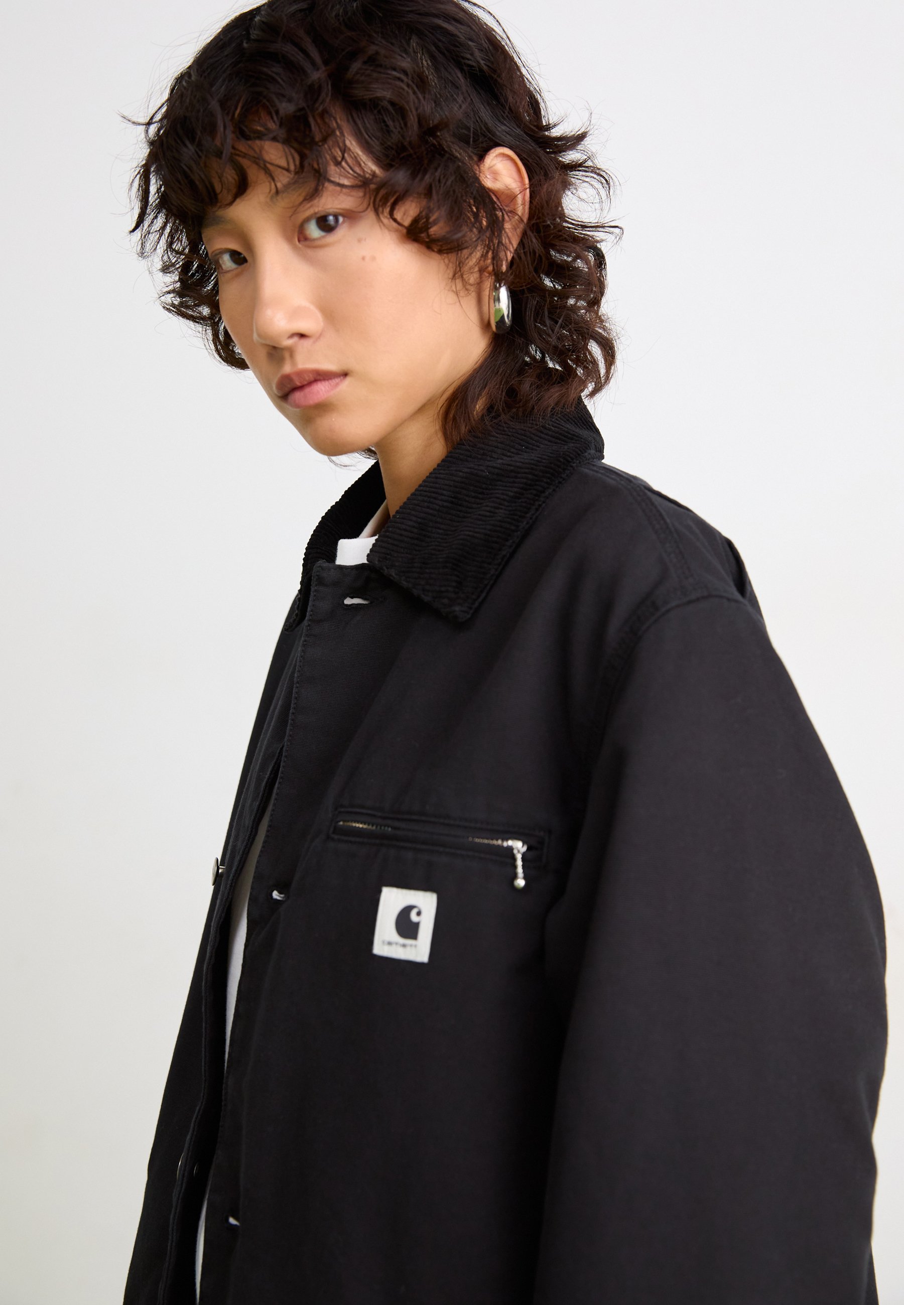 Carhartt WIP WEBSTER COAT - Classic coat - black - Zalando.ie