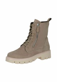 Caprice Stivaletti con plateau - taupe nubuc