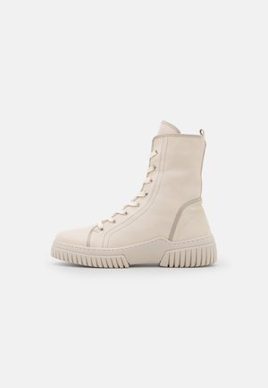 Botines con cordones - white