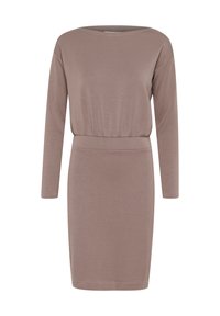 SUBINA VINCENT BOATNECK  - Jerseykleid - sandy grey