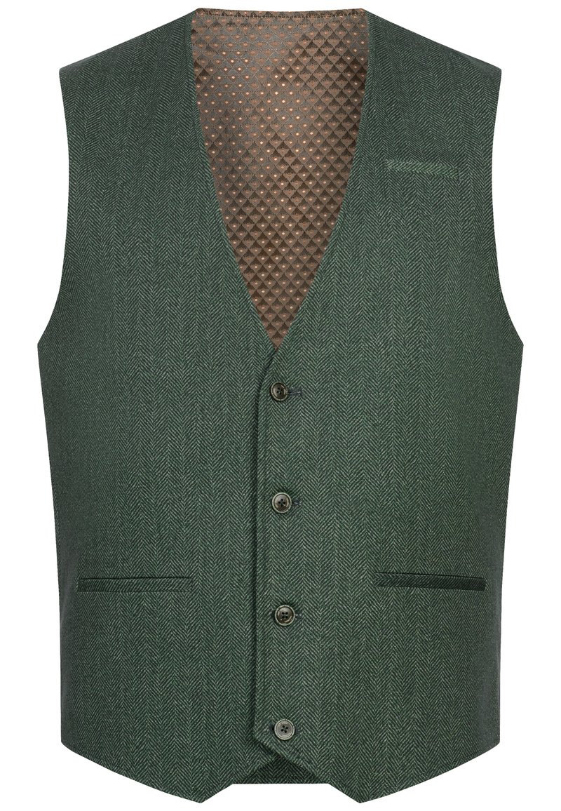 Jeff Bodywarmer groen gemêleerd