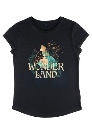 Disney ALICE IN WONDERLAND ALICE PLANT SMELL  - T-shirt print - black