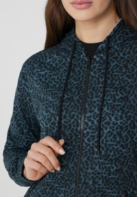 Tezenis Mikina na zip - animal-print  y blu stampa animalier