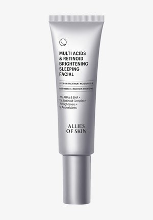 Allies of Skin MULTI ACIDS & RETINOIDS BRIGHTENING SLEEPING FACIAL - Soin de nuit