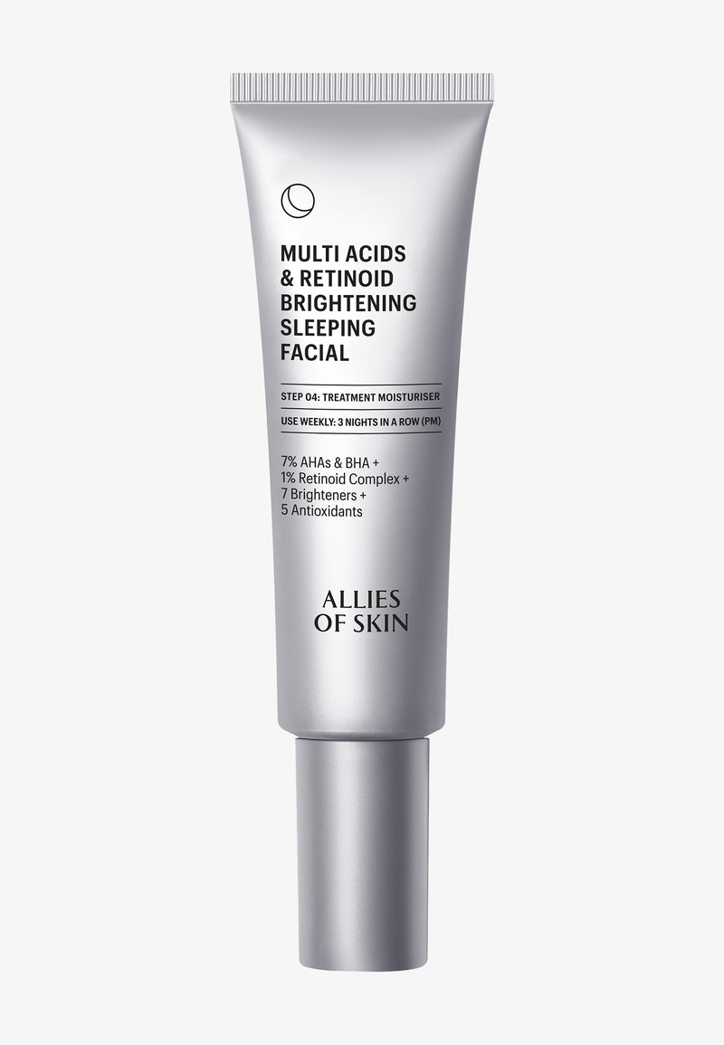 Allies of Skin MULTI ACIDS & RETINOIDS BRIGHTENING SLEEPING FACIAL - Night care