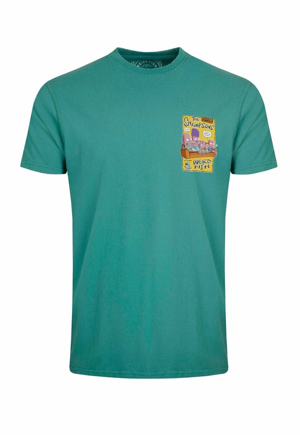 SHRIMPSONS BACK ARTIST - Print T-shirt - viridis2
