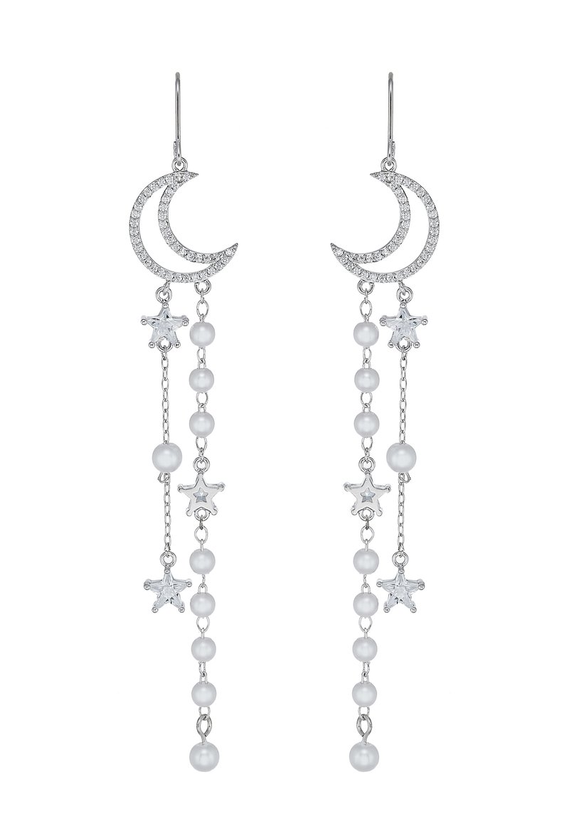 Damen Halsketten | sweet deluxe MOON STARS Ohrringe silber-colouredccc/silberfarben - TY21144 Damen Halsketten | sweet deluxe MOON STARS Ohrringe silber-colouredccc/silberfarben - TY21144