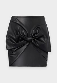 MINIGONNA CON FIOCCO NERO - Minigonna - black
