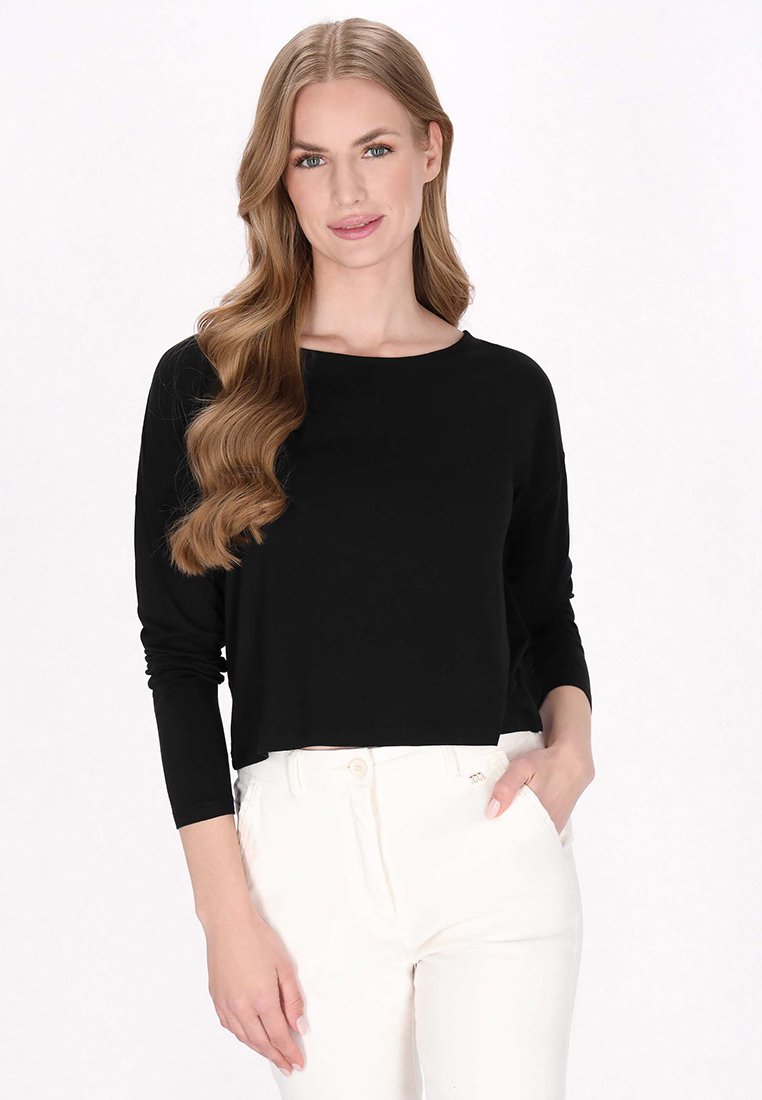dreimaster Blouse zwart dreimaster Blouse zwart