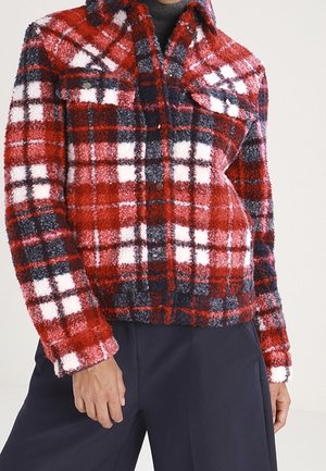 Light jacket - mottled red