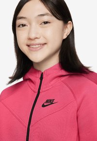 Nike Sportswear TECH FLEECE - Felpa con zip - aster pink/black