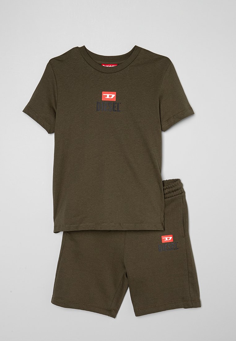 Diesel T-shirt print olijfgroen Diesel T-shirt print olijfgroen