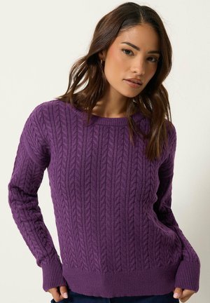M&Co, WOMEN'S JUMPERS - Pullover - purple