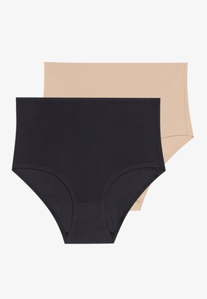 2 PACK SHAPING BRIEF - Briefs - taupe/black