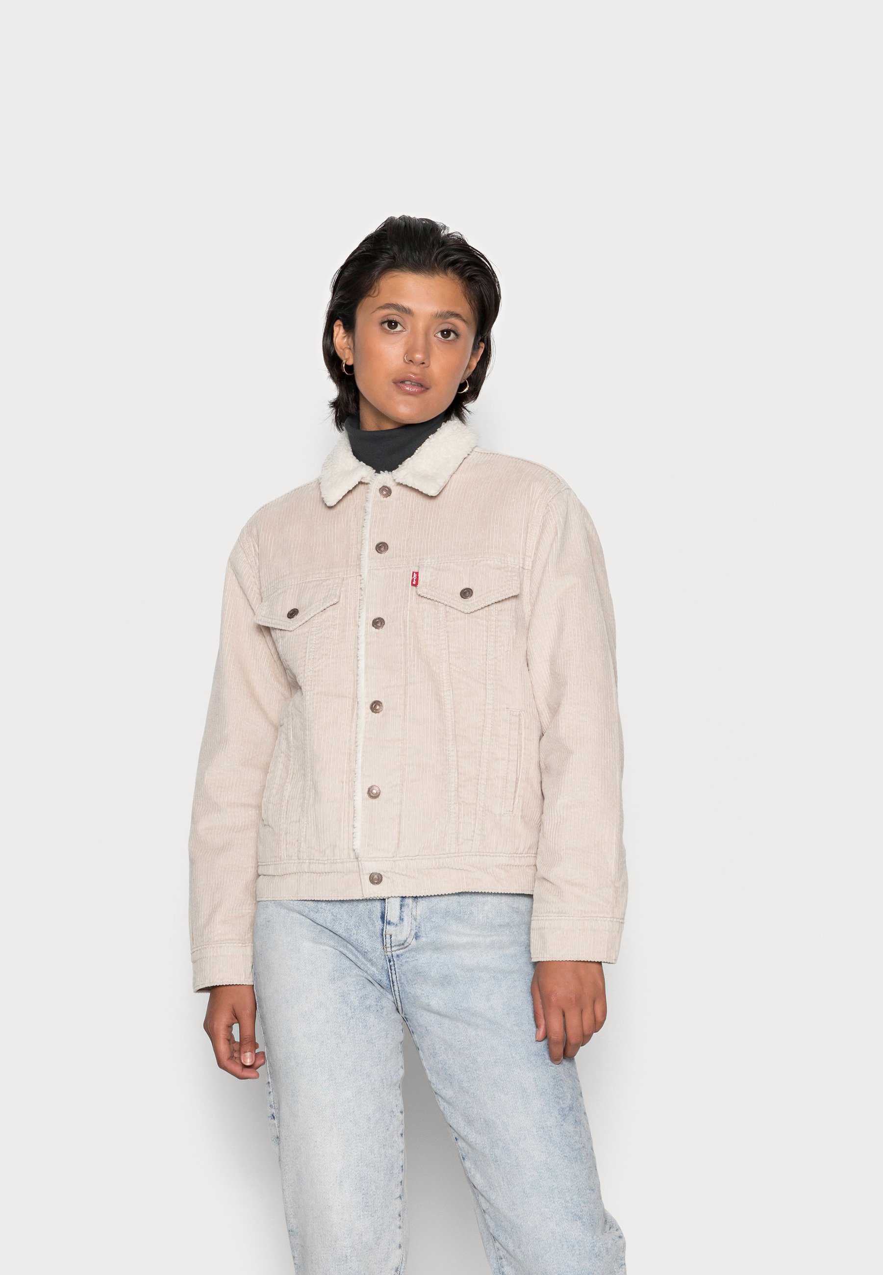 burnt orange denim jacket