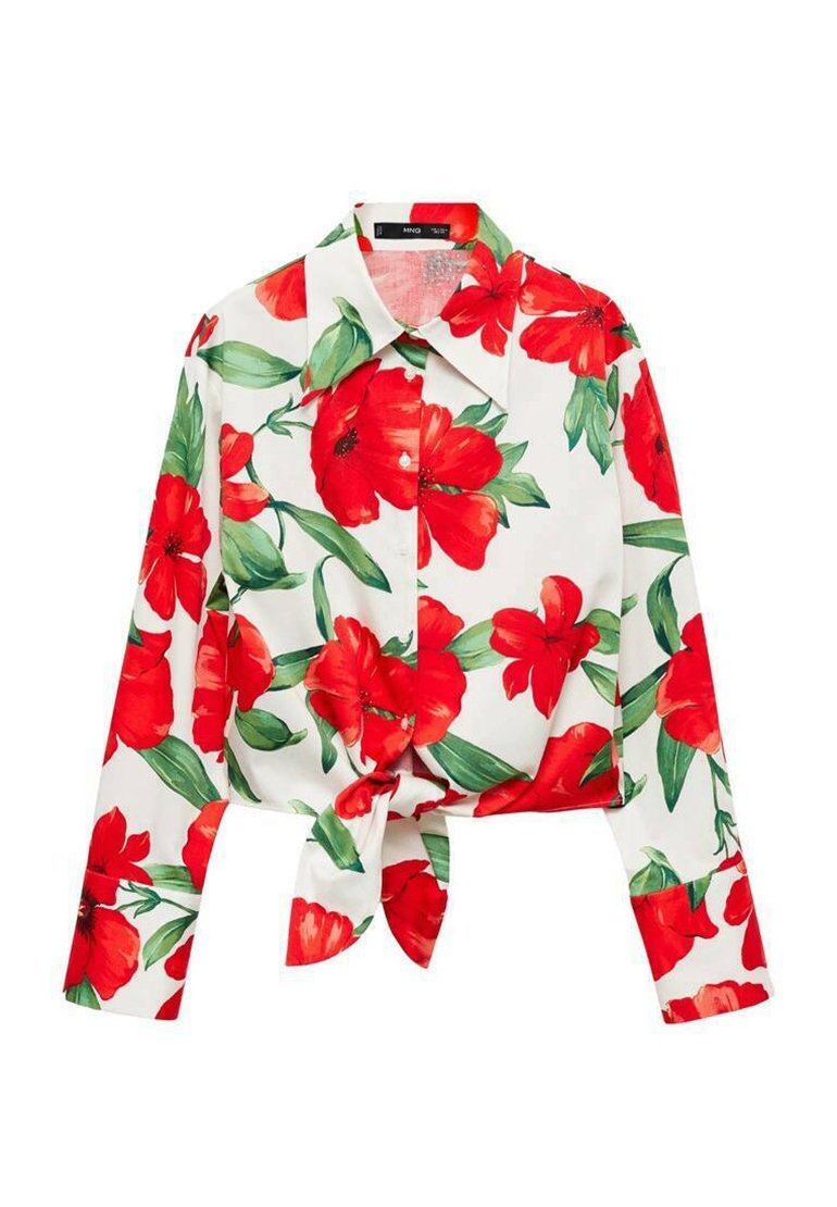 Mango Overhemdblouse rood