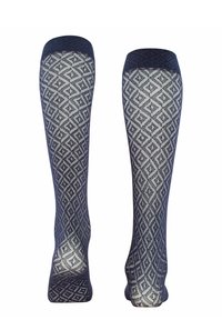 FALKE Tessellating 25 Denier sheer - Kniestrümpfe - marine