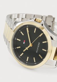 Tommy Hilfiger BRUCE - Reloj - silver-coloured/gold-coloured/green
