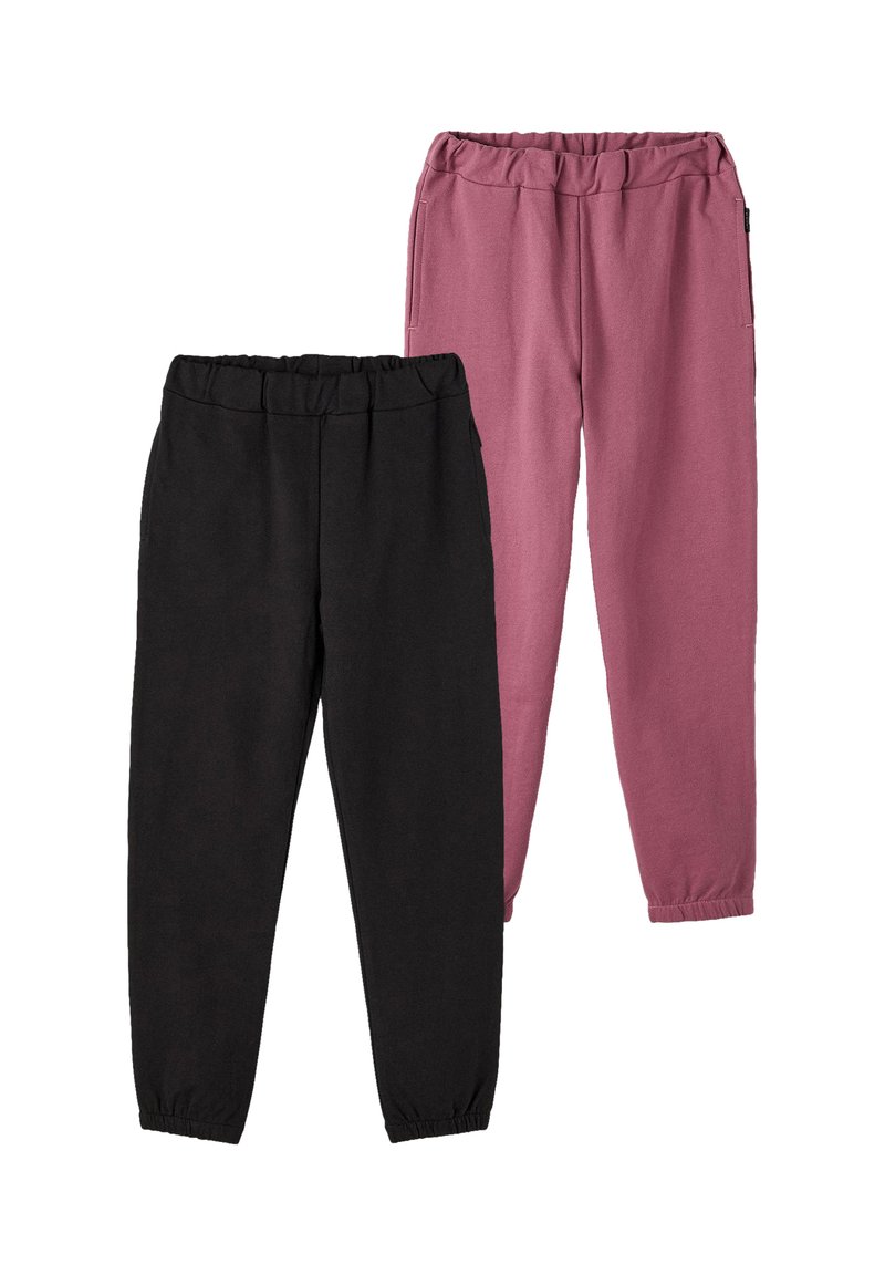 Name it 2-PACK  - Jogginghose - schwarz rot