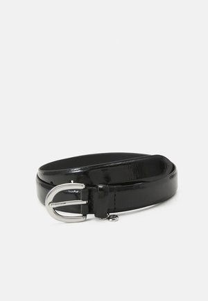 CHARM CLASSC BELT SKINNY - Cintura - black