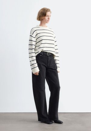 & OTHER STORIES, & OTHER STORIES BOXY KNIT JUMPER - Pullover - white