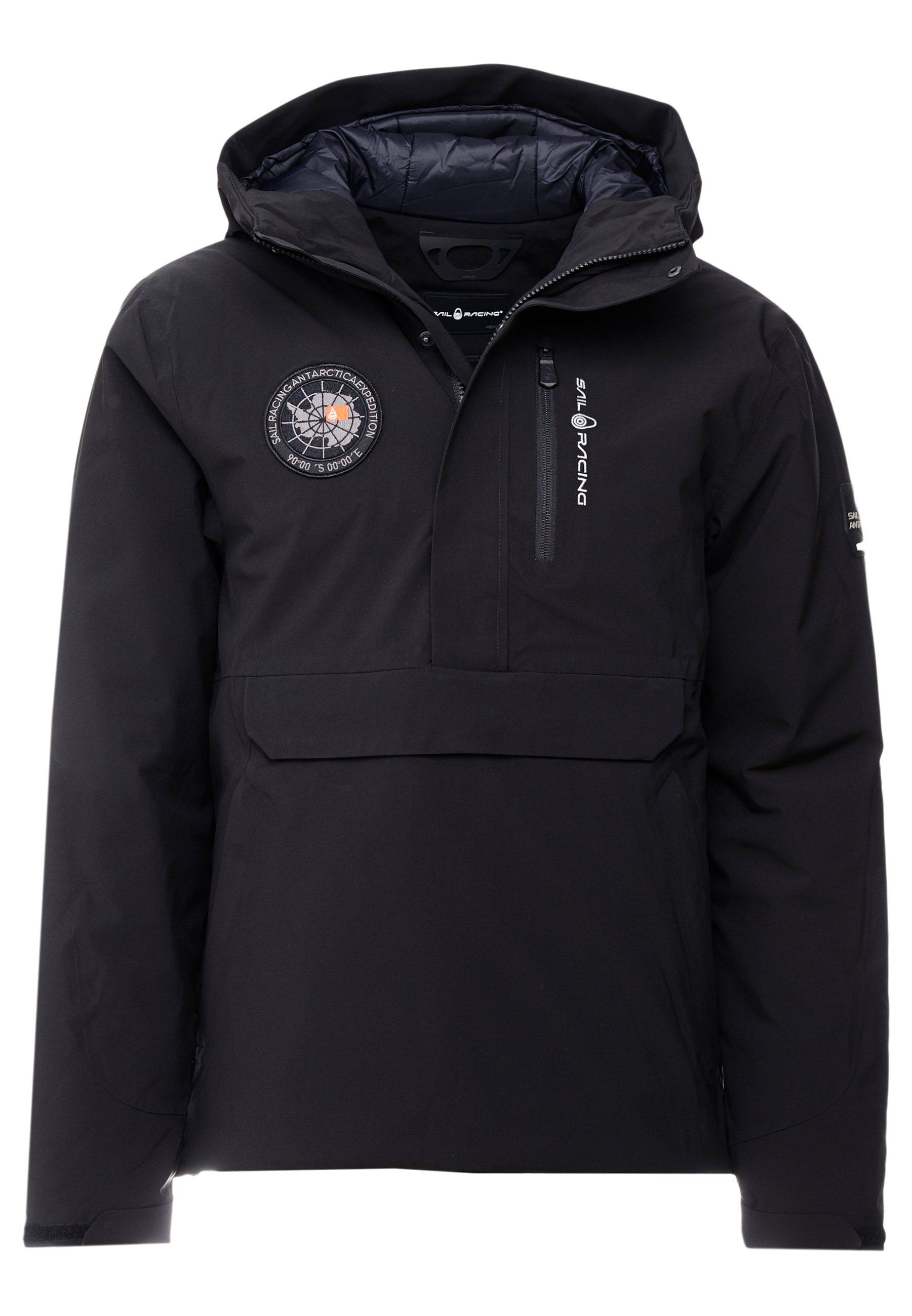 sail racing antarctica hybrid hooded jacket carbon