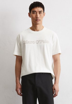 REGULAR   - T-shirt imprimé - egg white