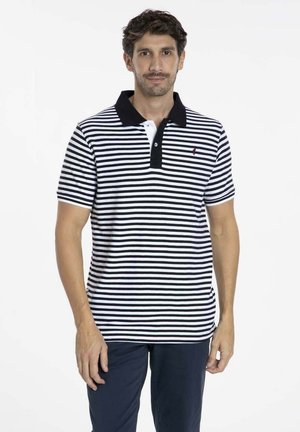 OSAKA - Polo - blanc marine