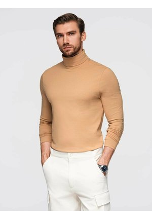 TURTLENECK - Longsleeve - light brown