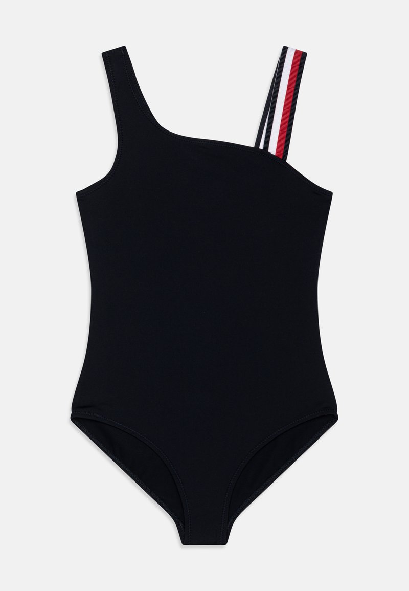 Tommy Hilfiger ONE PIECE Swimsuit desert sky/dark blue Zalando.co.uk