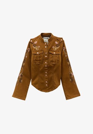 Wrangler WRANGLER X LAINEY WILSON WILDFLOWER JACKET - Chaqueta vaquera - monks robe