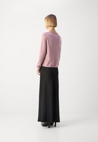 Marc O'Polo LONGSLEEVE ROUND NECK - Pullover - dark mauve