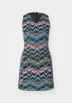 Missoni SLEEVELESS SHORT DRESS - Jurk - multicolor/green/orange/blue/pink