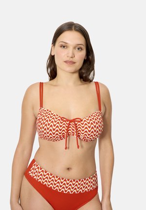 Ysabel Mora REDUCTOR ESTAMPADO  - Top de bikini - coral