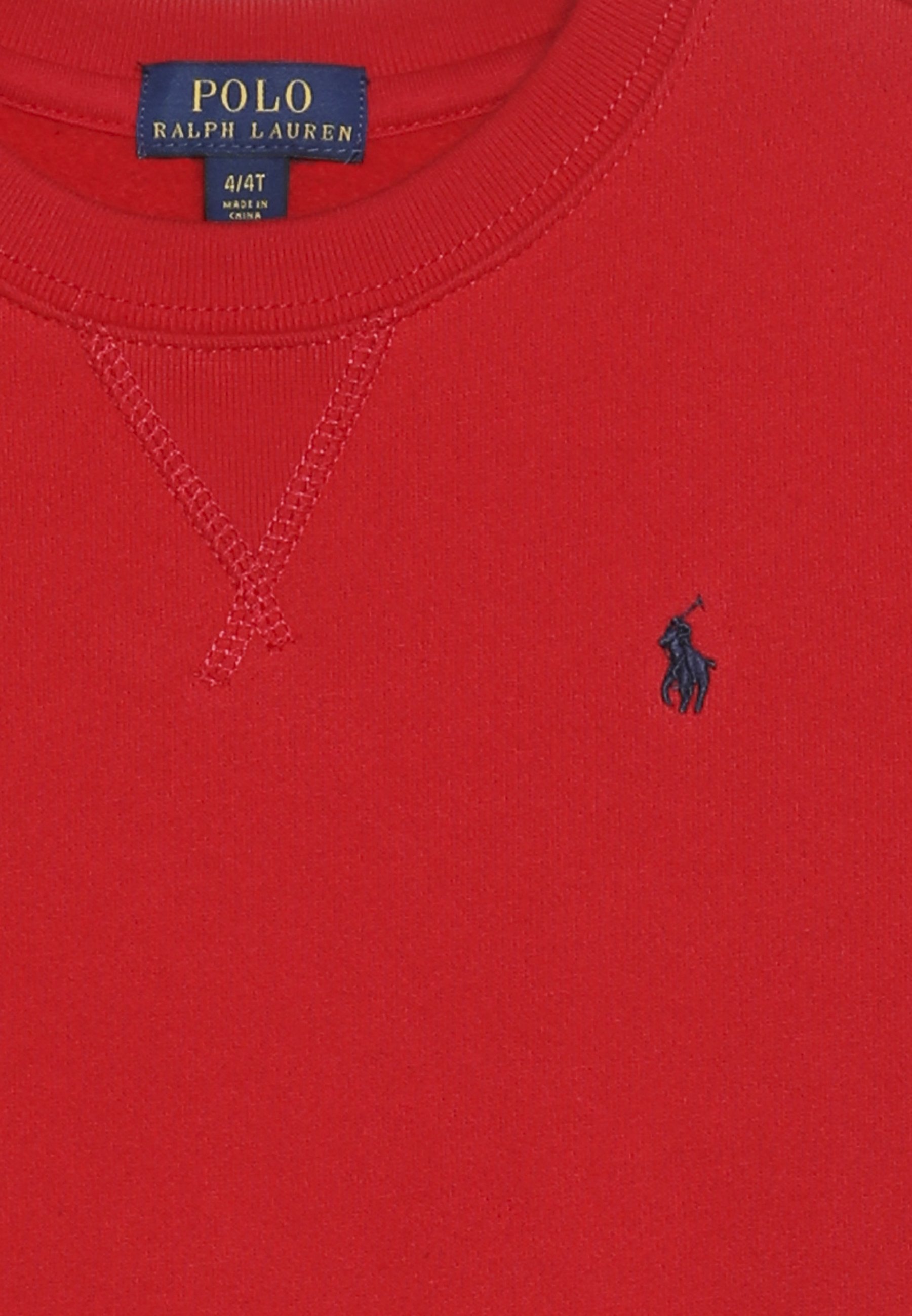 sudadera roja ralph lauren