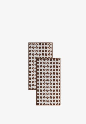Småfolk 2ER-PACK 50 100 MIT ÄPFELN - Badehåndklæde - brown