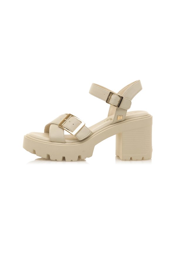 EMELINE - Platform sandals - cream3