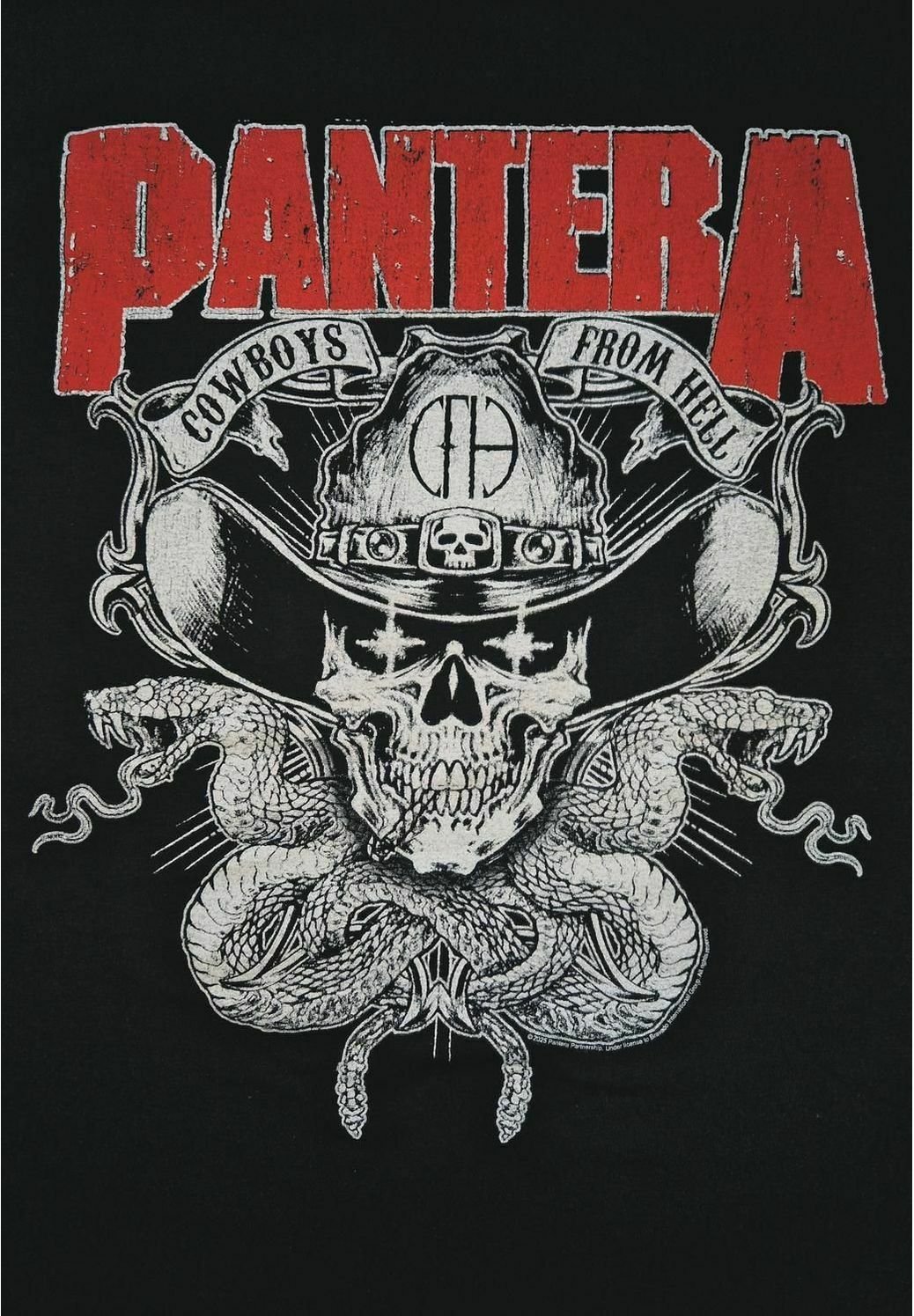 rockshirts PANTERA COWBOYS FROM HELL - T-shirt print - black/zwart