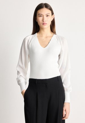 MIX MEDIA - Stickad tröja - ivory