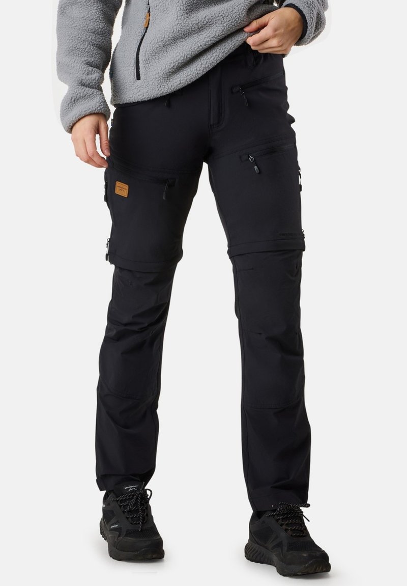 Swedemount - LOFOTEN STRETCH ZIP-OFF - Outdoor trousers - black black, Enlarge