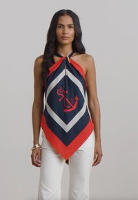 Lauren Ralph Lauren LAVOHA SLEEVELESS - Top - blue/multi-colored