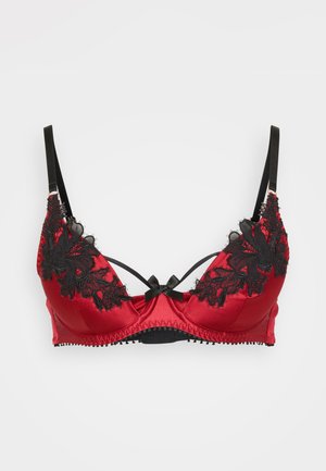 PENELOPI BRA  - Modrček s kostjo - red/black