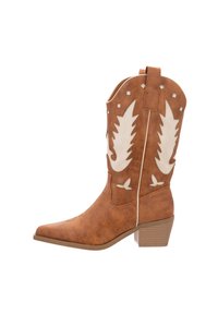 Cowboy- / bikerstøvler - braun