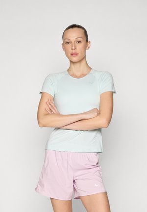 RUN TEE - Bluză sport - peaceful blue